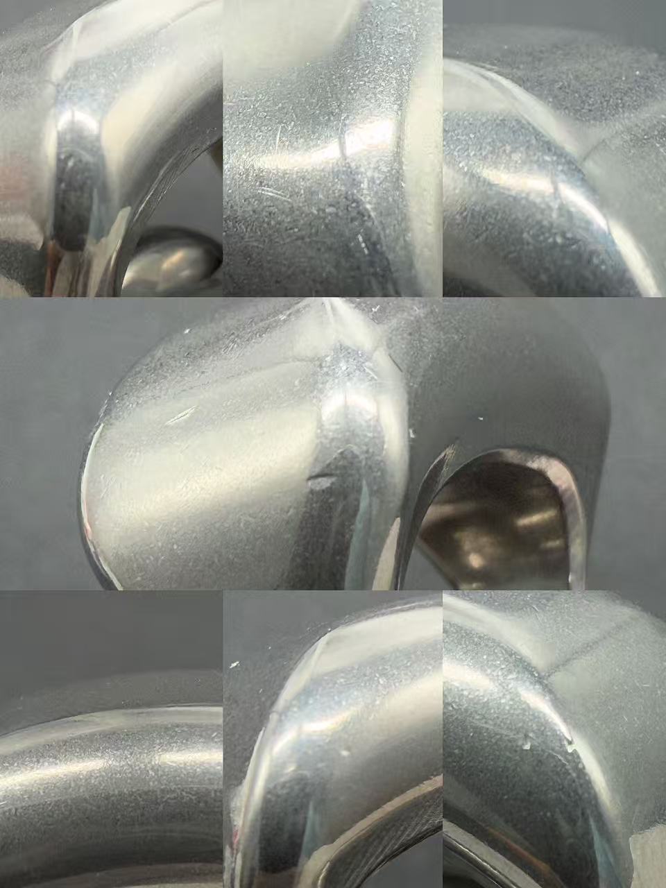 Three-Leaf Horizon Stainless Steel Stonewashed