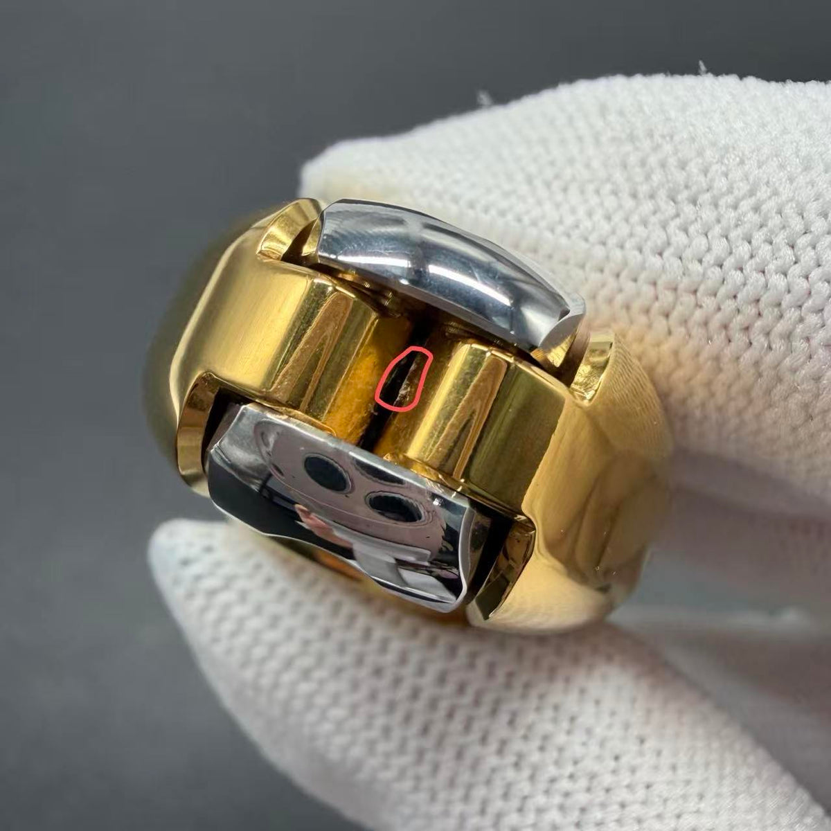 Fat Egg Stainless Steel Gold Plated