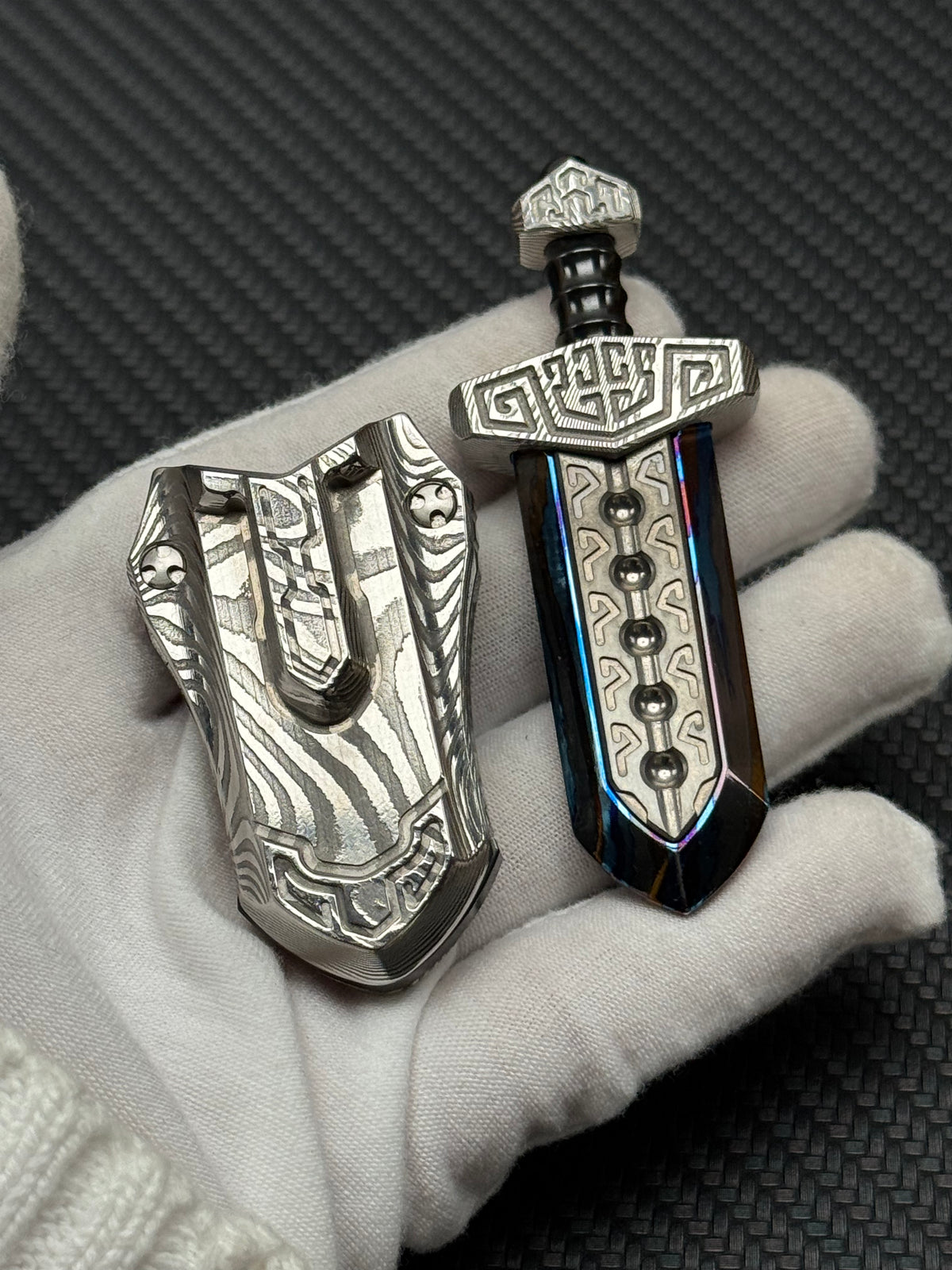 Taia Sword Damasteel