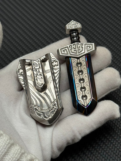 Taia Sword Damasteel