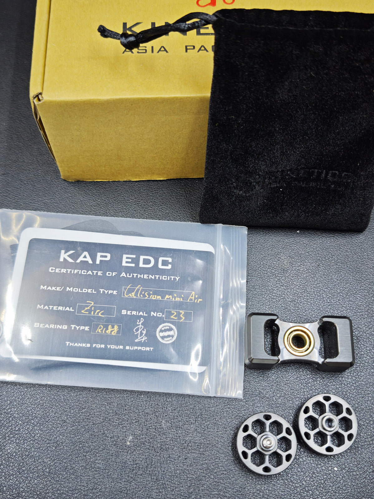 Impact Mini Zirconium Brushed Engraved