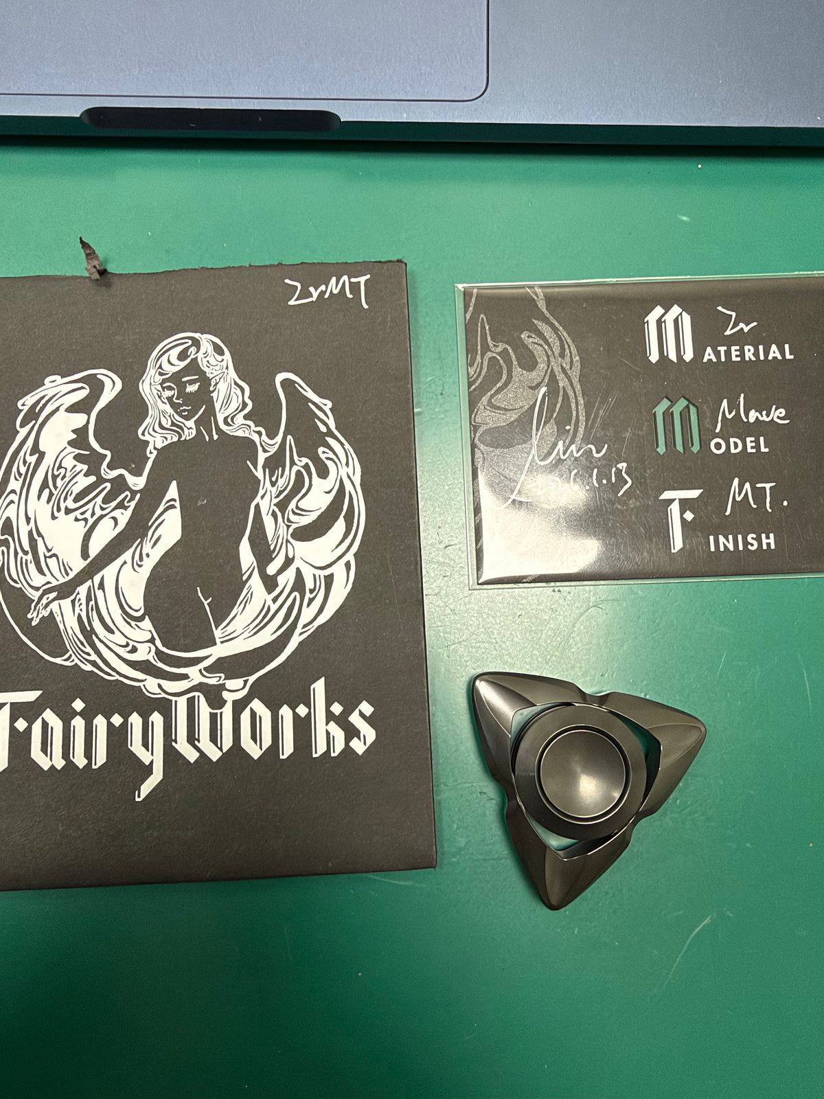 Mave 1.0 Zirconium Machine Finished Engraved