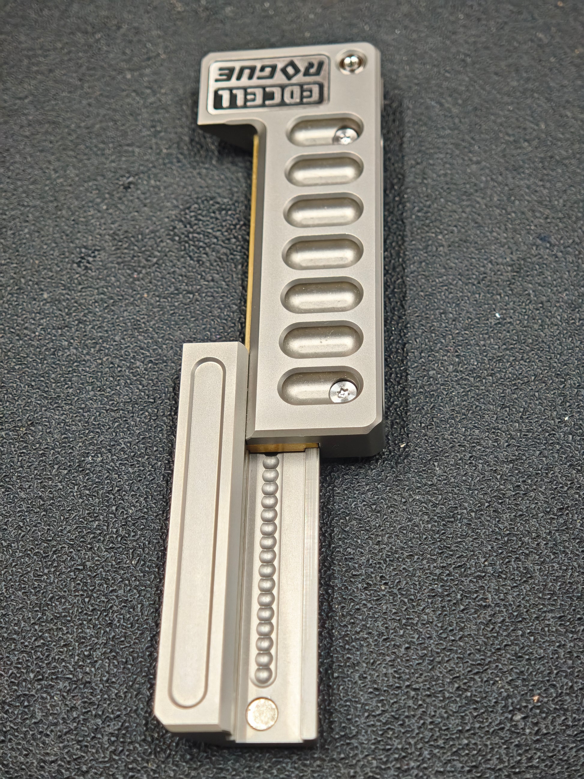 Quirky Ruler Brass Titanium