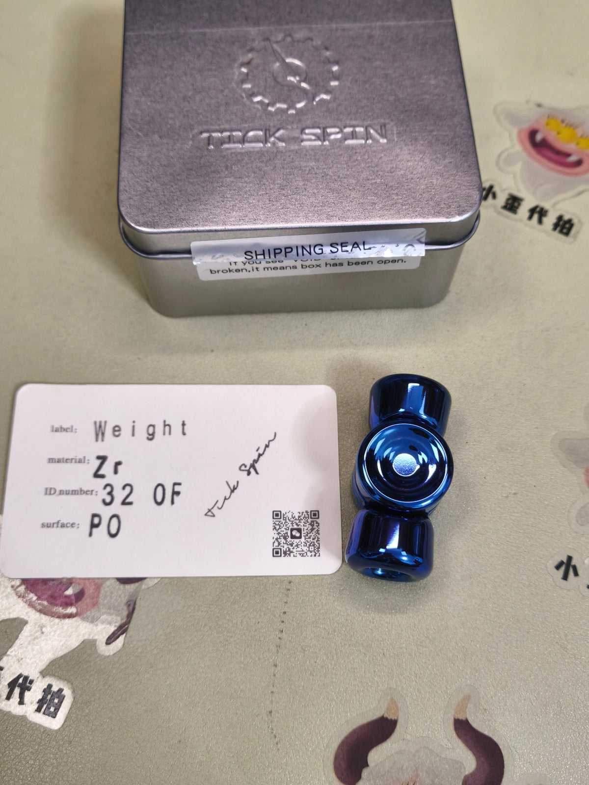 Spin Zirconium Color-Anodized Polished