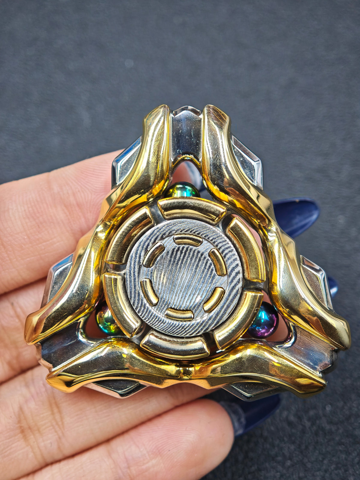 Star Arrow Damasteel Gold Plated