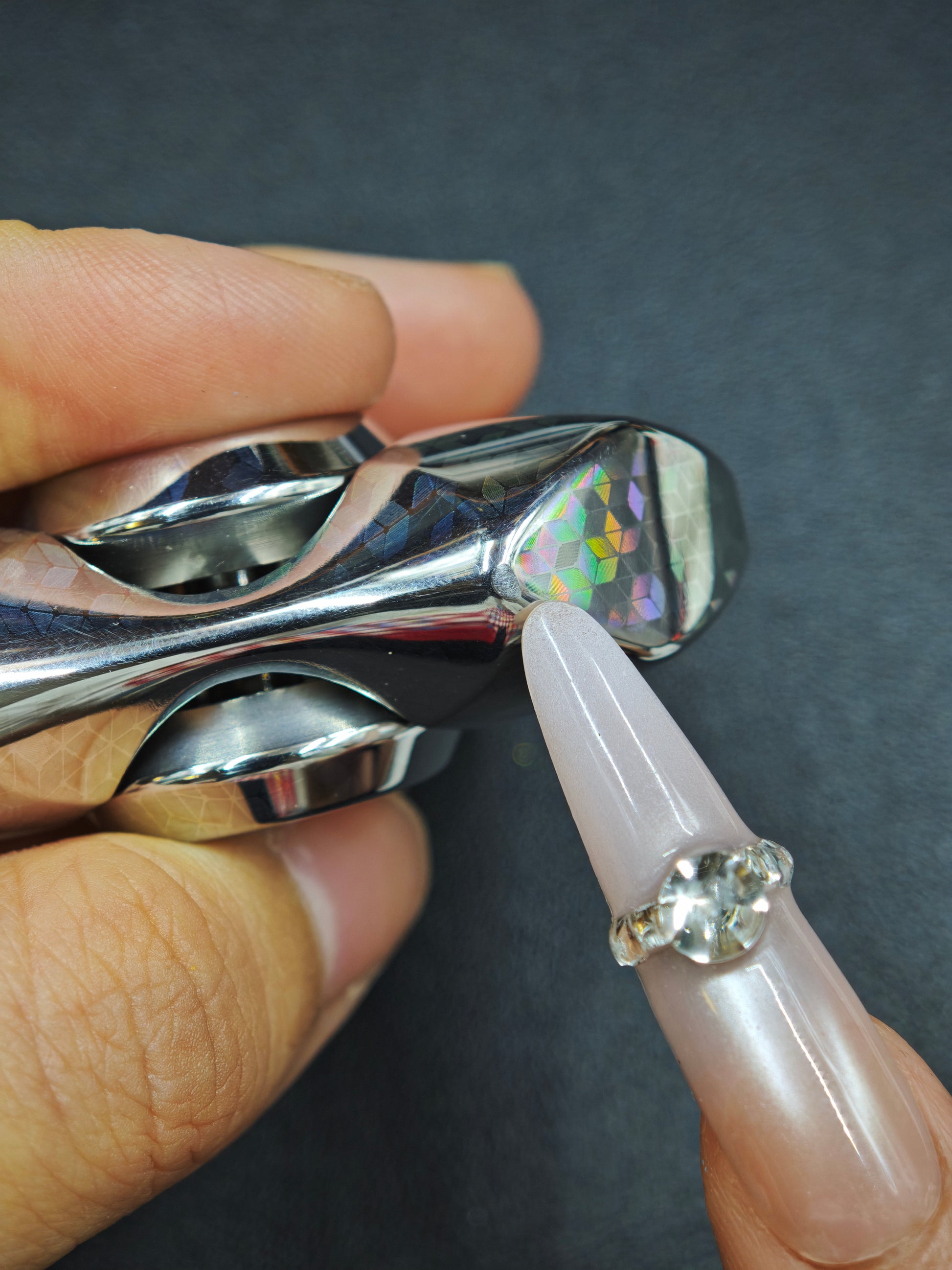 Lazer Crystalized r Stainless Steel