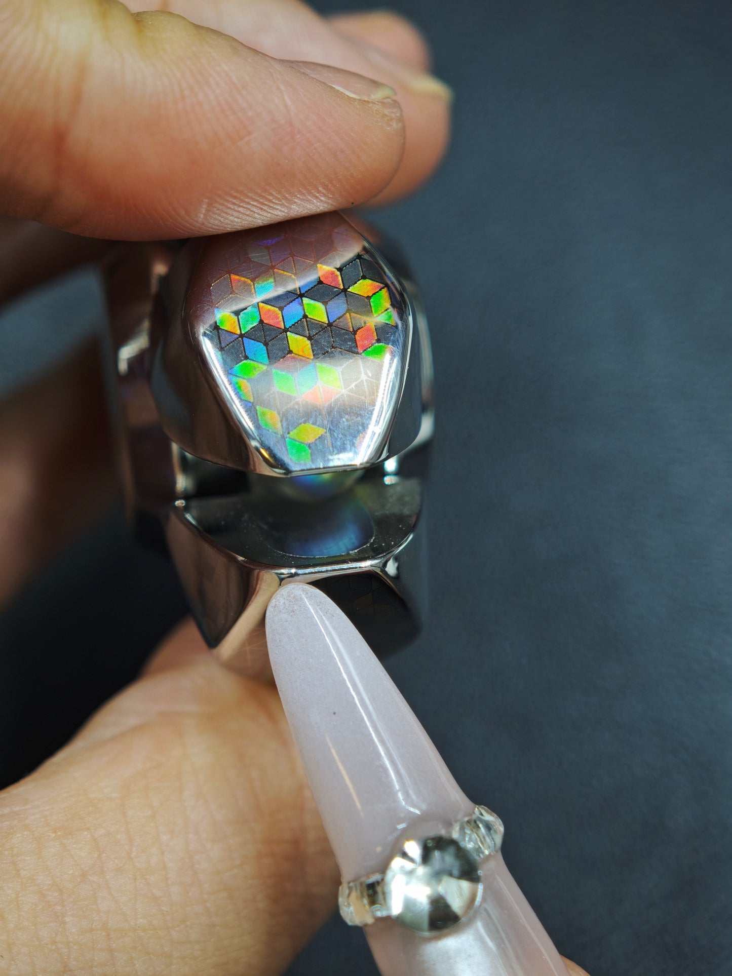 Lazer Crystalized r Stainless Steel