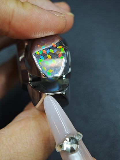 Lazer Crystalized r Stainless Steel