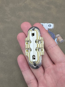 EXOSKELETON G10 Yellow Grey White Bone Core Stainless Steel