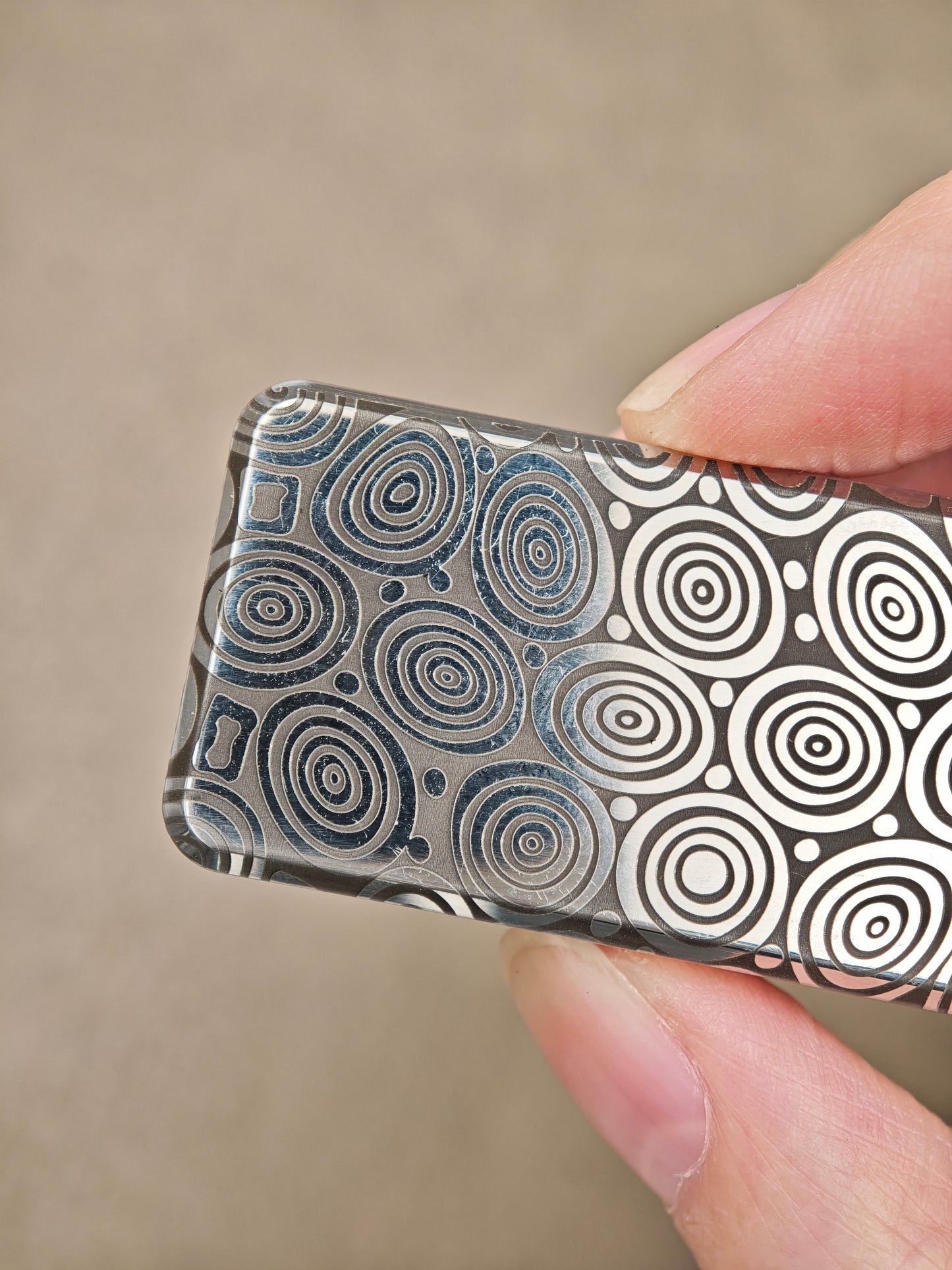 Q1 Stainless Steel Engraved