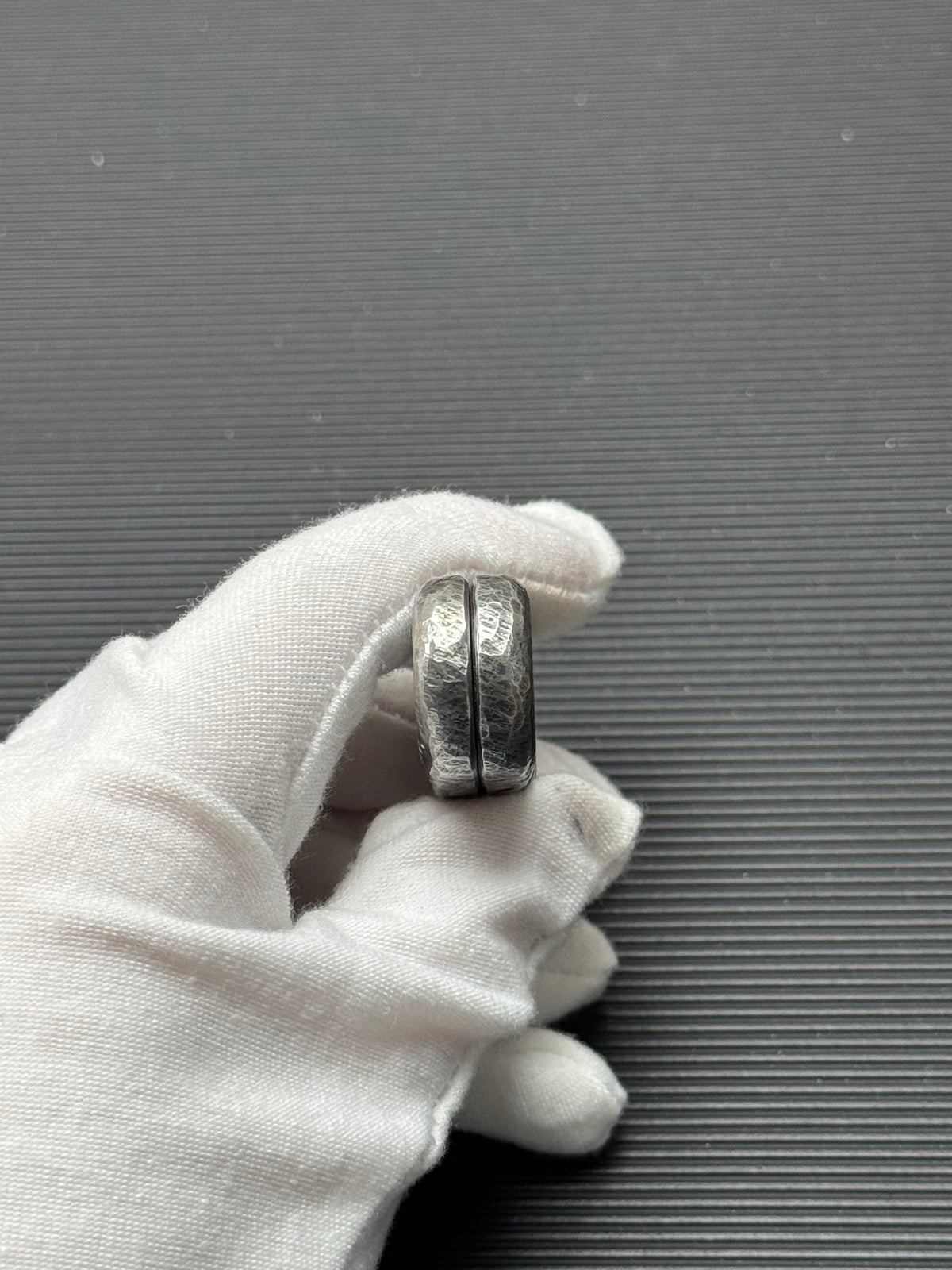 Top B Stainless Steel Stone Textured Engraved