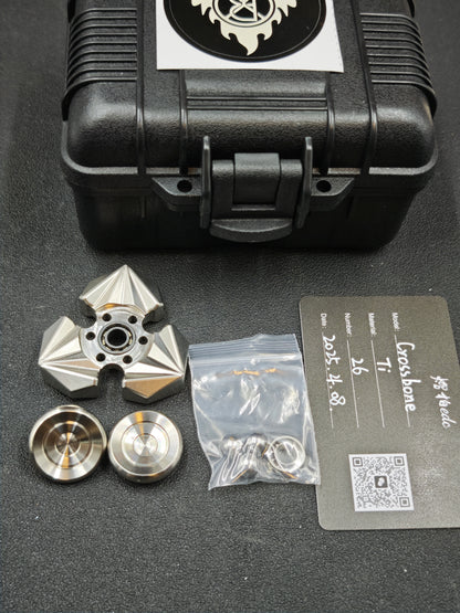 Tri-Leaf Crossbone Titanium