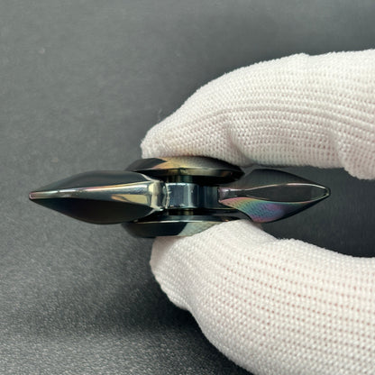 Owl Zirconium Polished Oil Slick