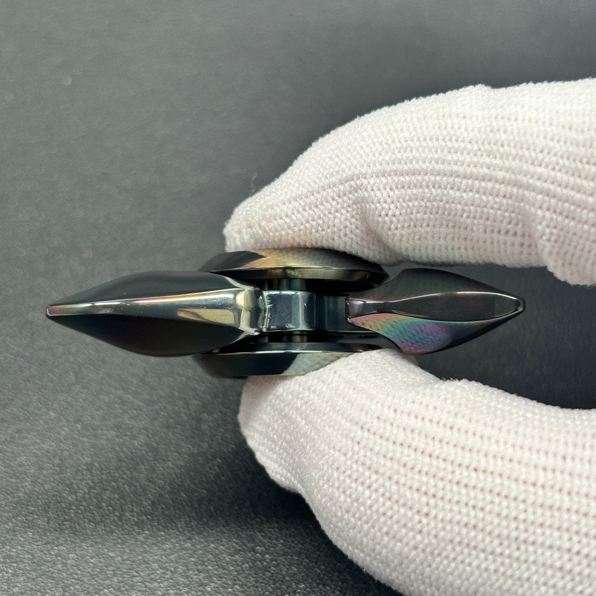 Owl Zirconium Polished Oil Slick
