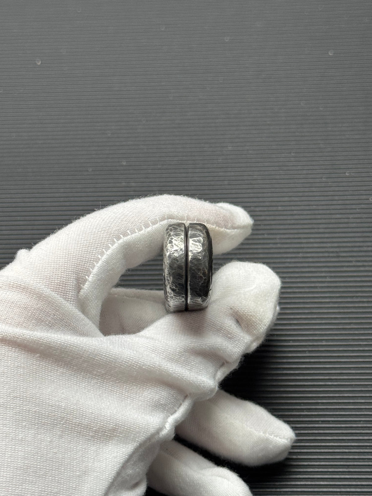 Top B Stainless Steel Stone Textured Engraved
