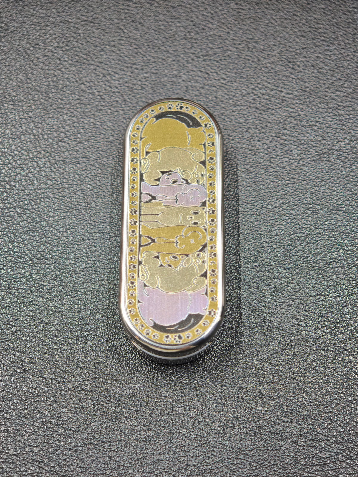 Ming Yin Titanium Engraved