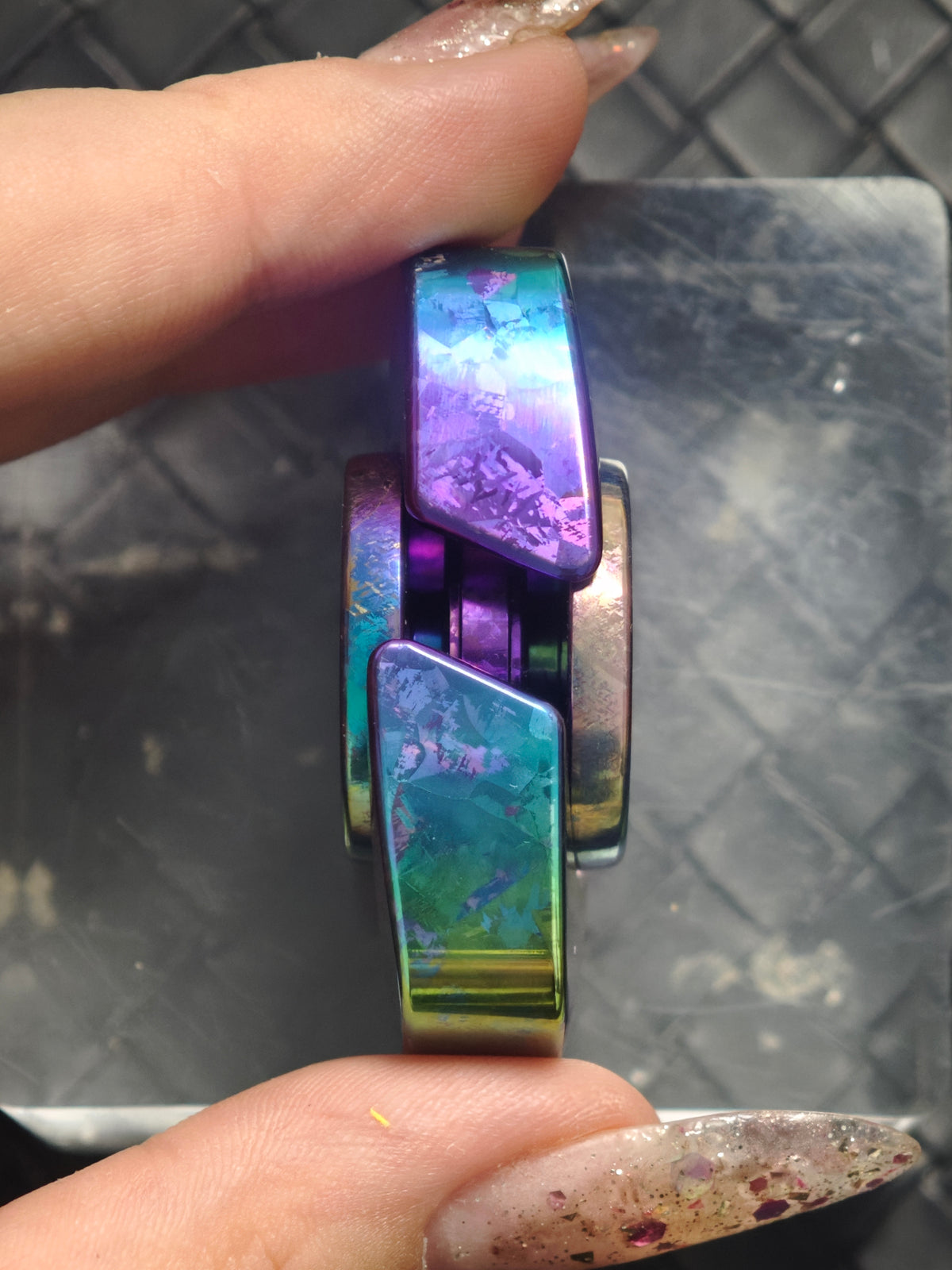 Premium Exquisite Cloud Crystallized Titanium