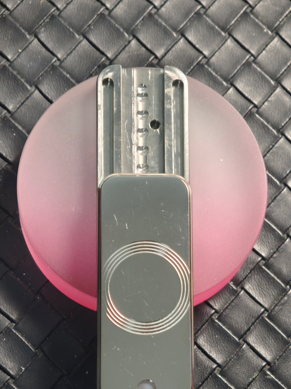 Sugar Cube Titanium Polished