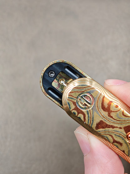 Lucky Draw Copper Mokume