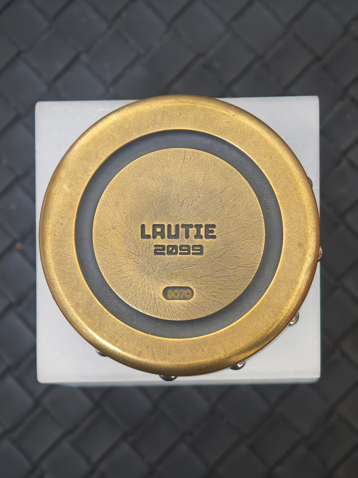 Dealer Button Brass