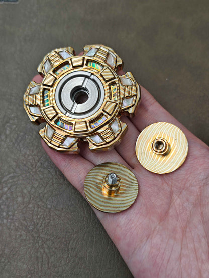 Triple Leaf Ignition Shell Opening Copper MOP Mokume Ceramic Limited Edition