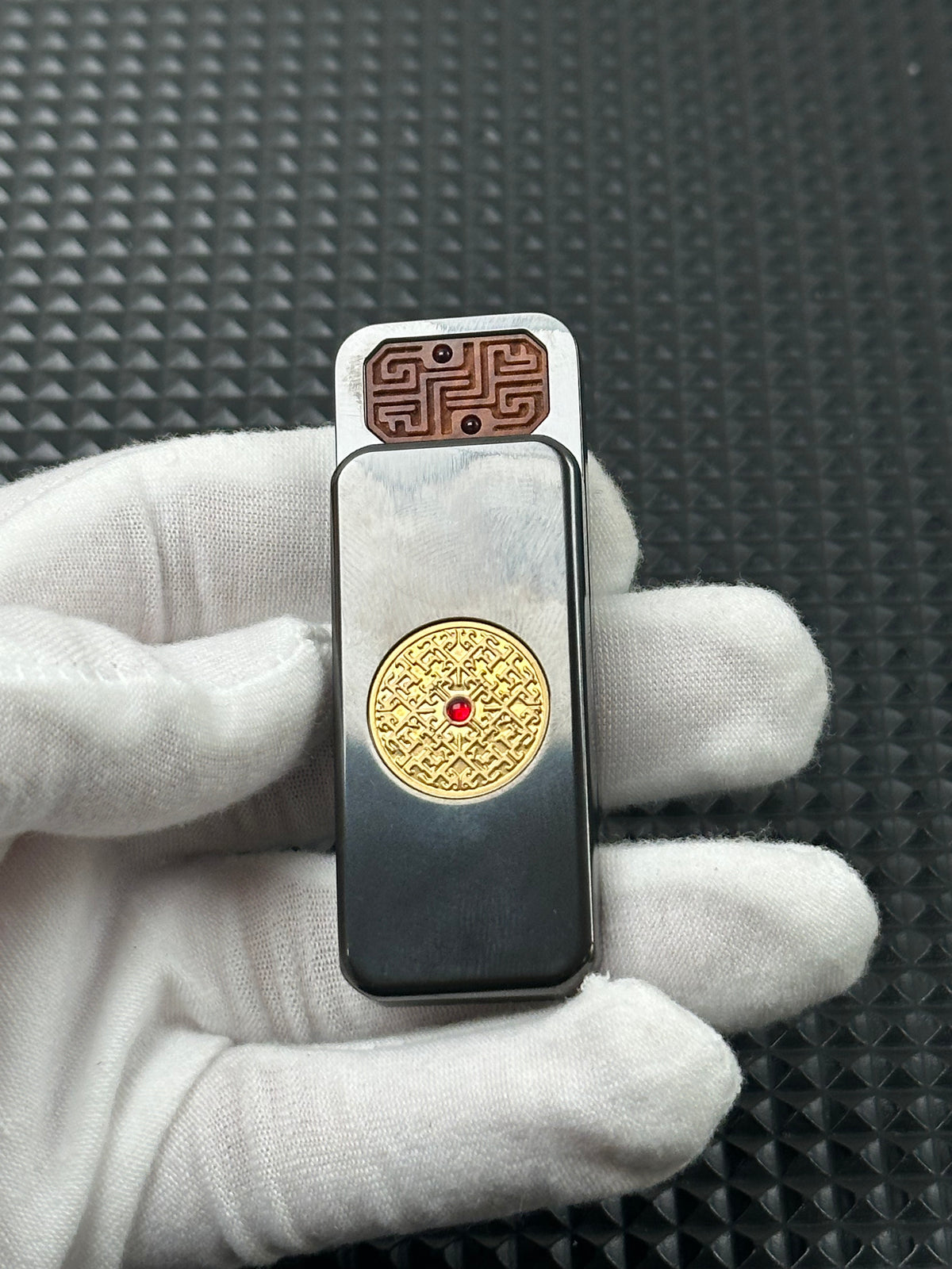 Brocade & Azure Paperweight Zirconium