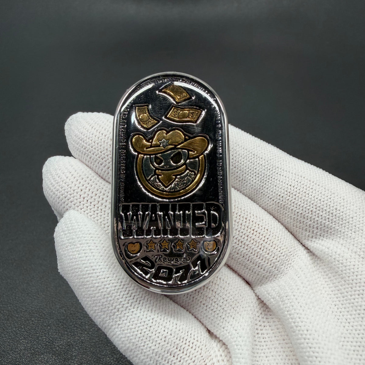 Cowboy Titanium Resin-Sealed Polished