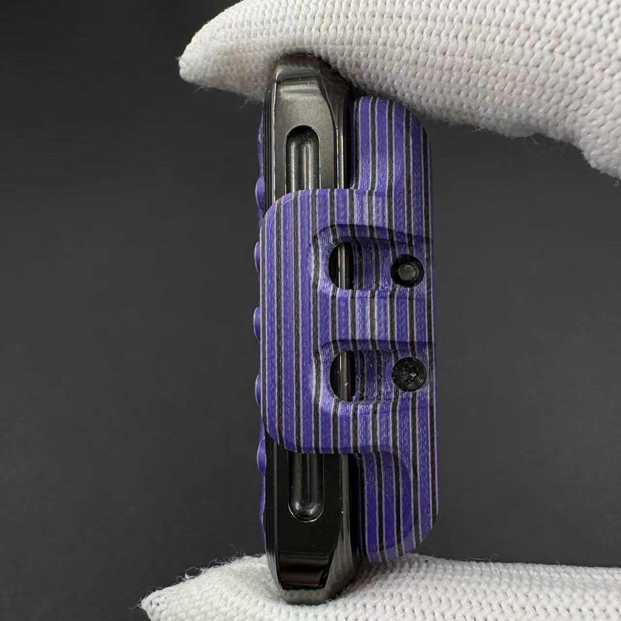 EXOSKELETON G10 Pink Purple Black Bone Core Stainless Steel