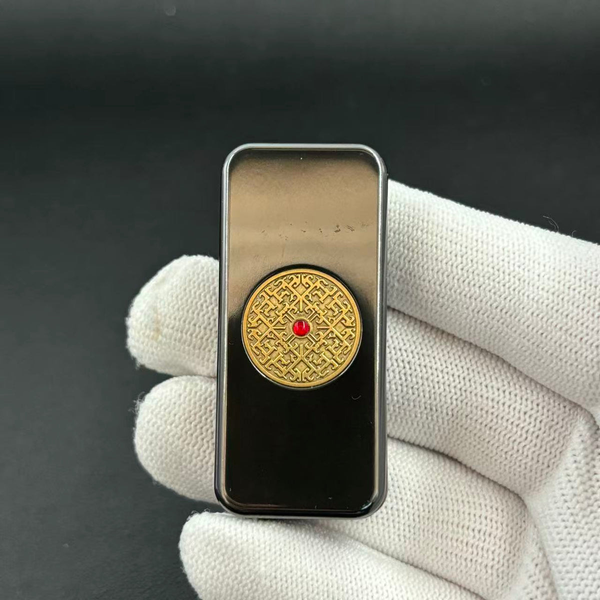 Brocade & Azure Paperweight Zirconium
