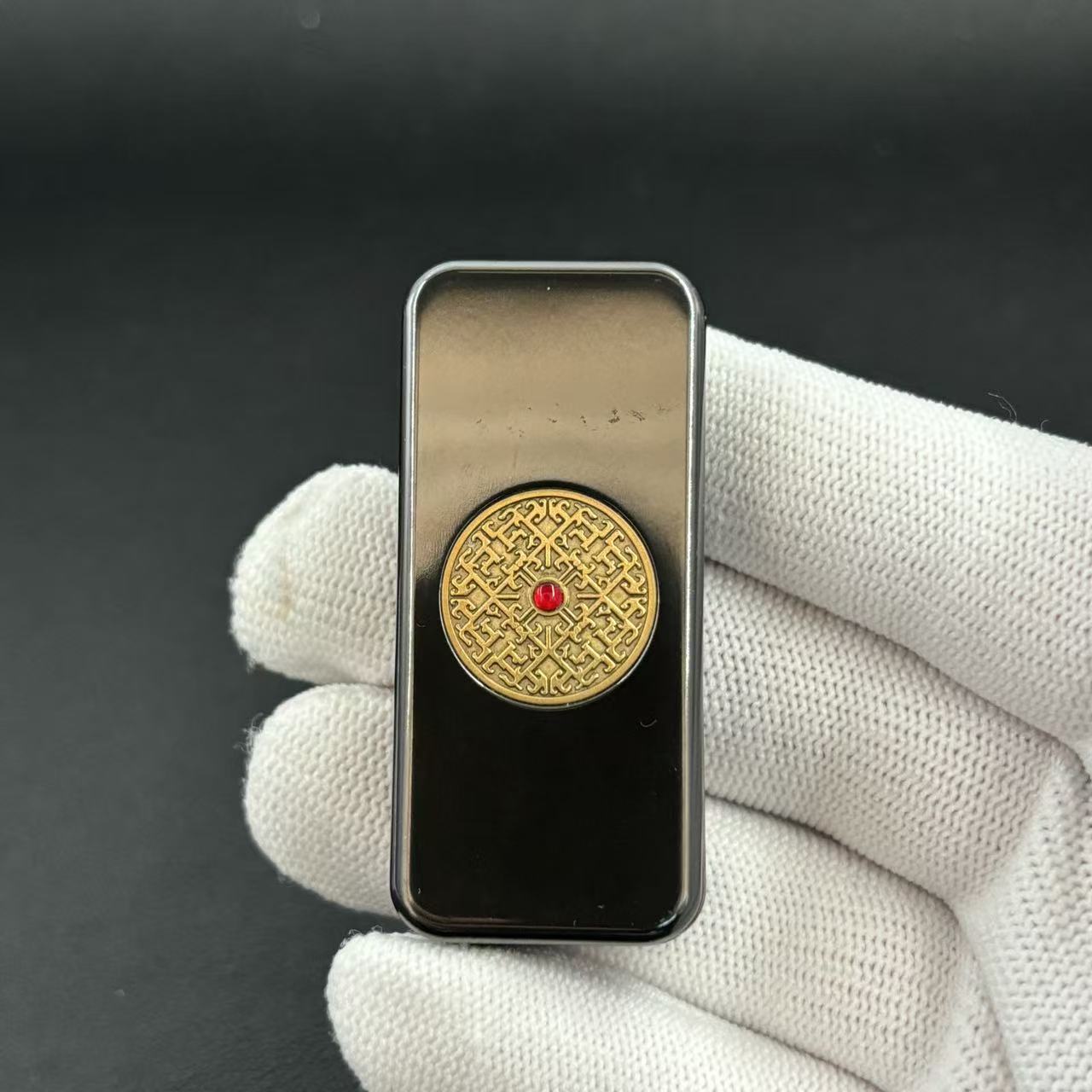 Brocade & Azure Paperweight Zirconium