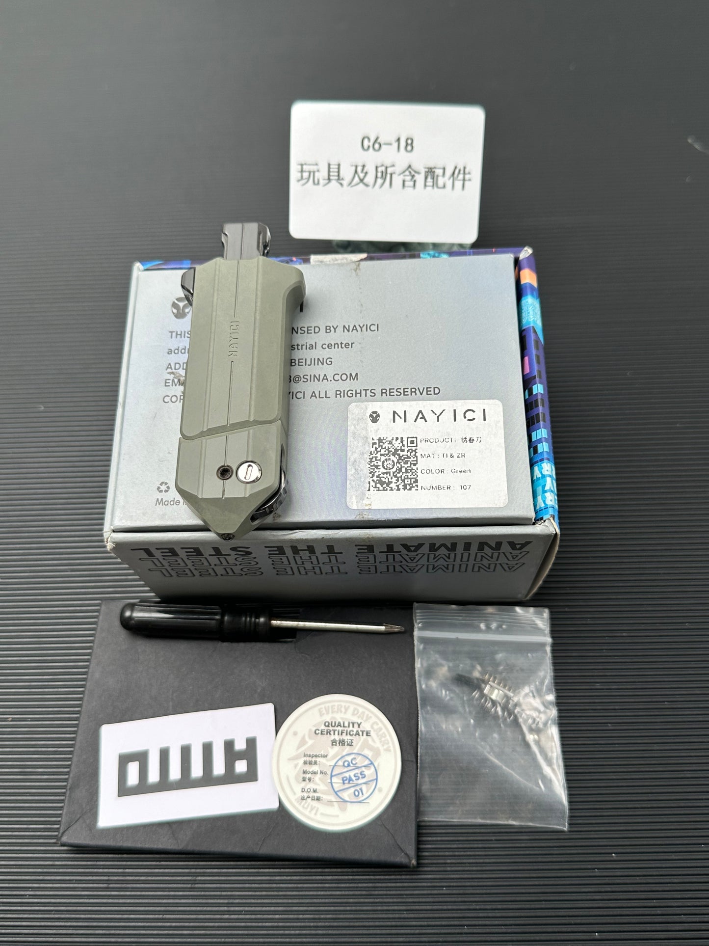 NAYICI Brotherhood Of Blades Titanium Zirconium