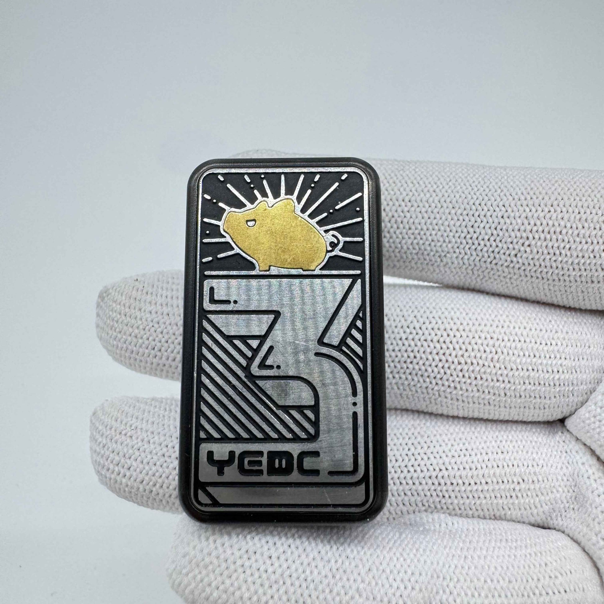 YEDC 3rd Anniversary Golden Pig Stainless Steel