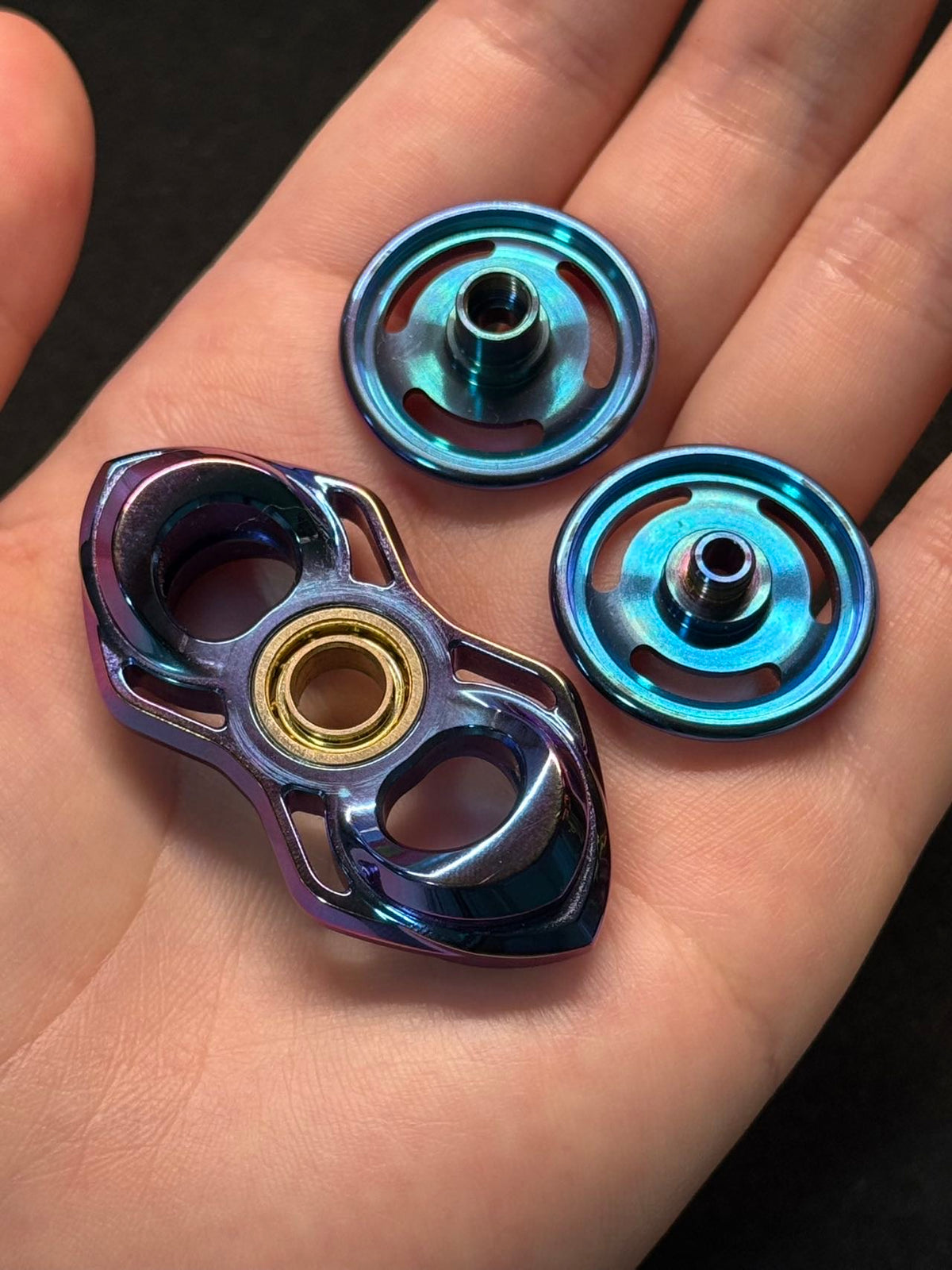 Feather Spirit Two Blade Zirconium