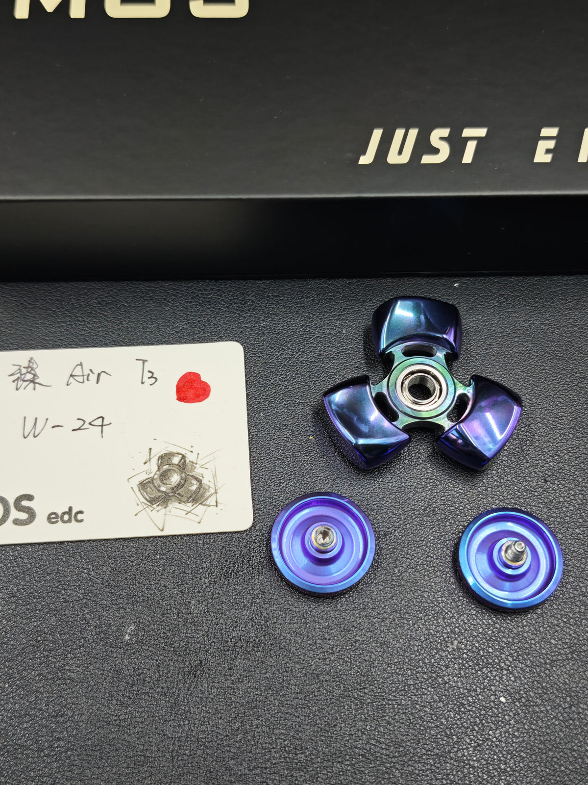 Zhen Tungsten Color-Anodized Polished