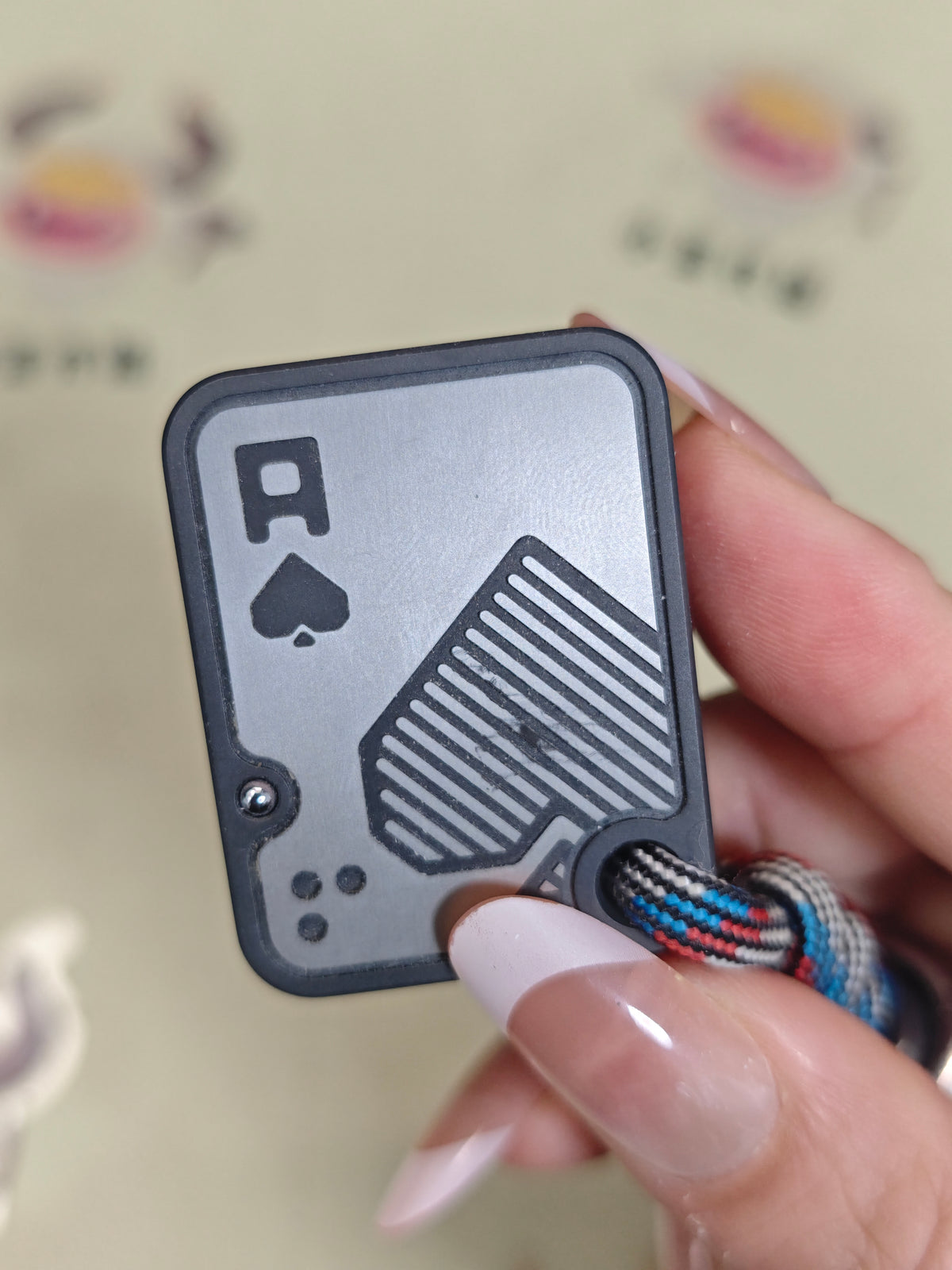 AAA Push Card Stainless Steel