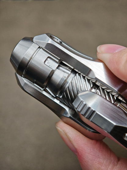 Lazer Crystalized r Stainless Steel