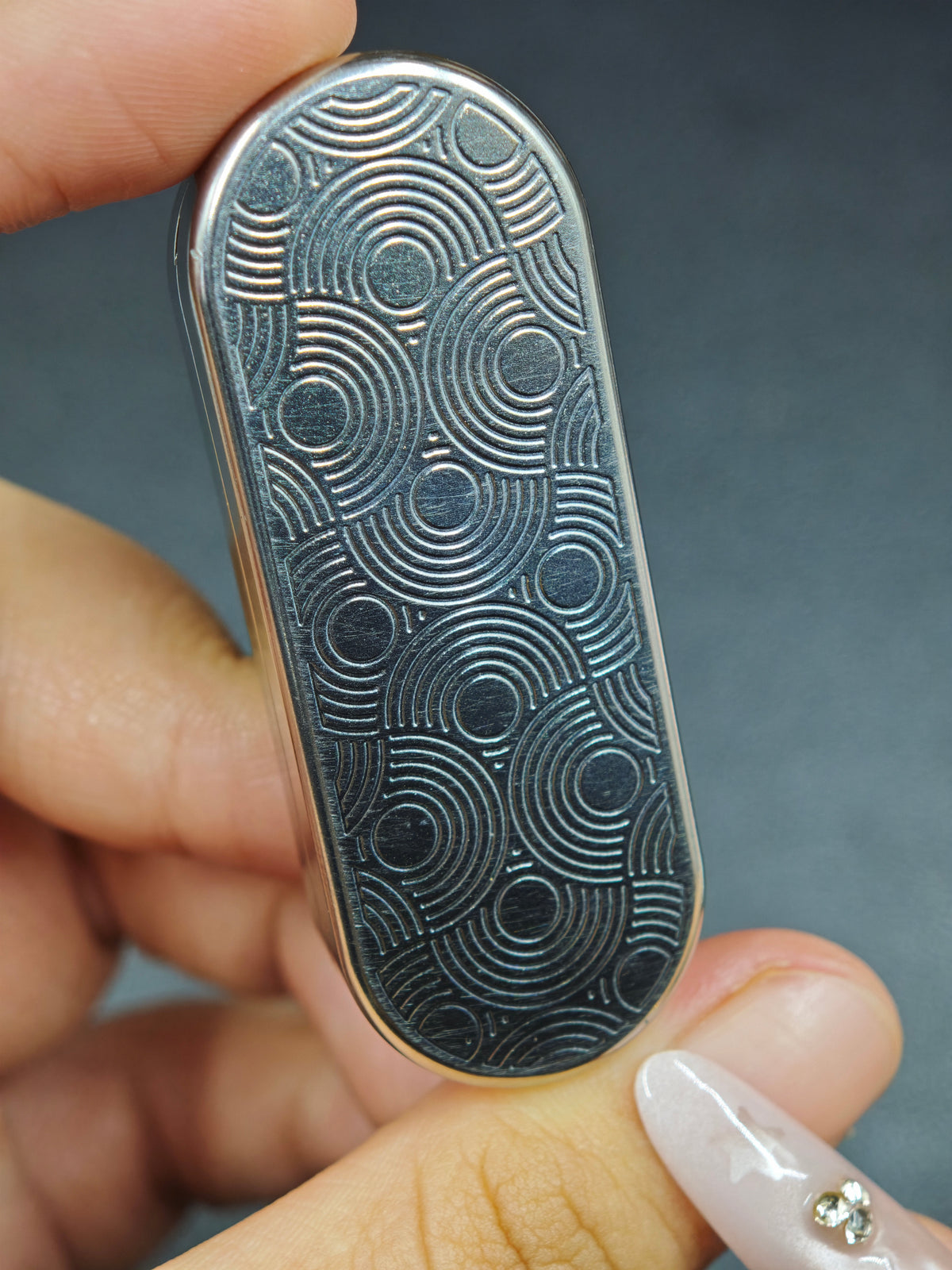 Ming Yin Titanium Engraved