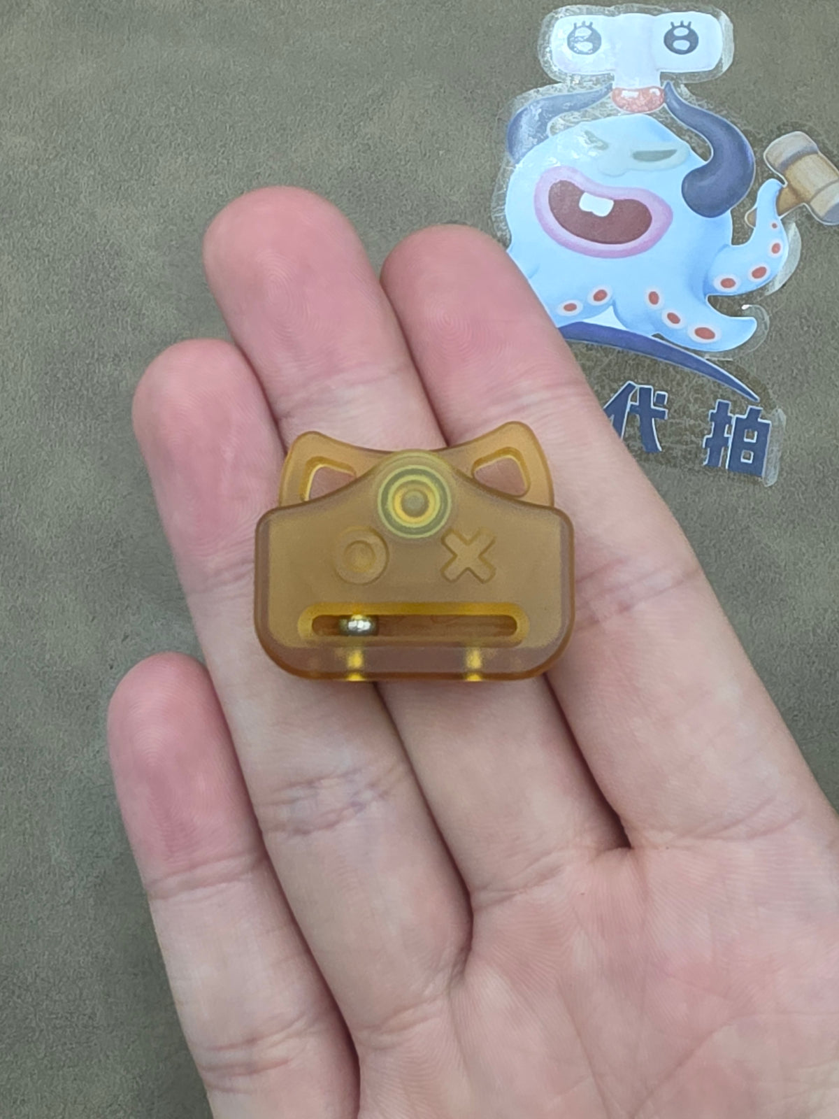 Demon Ji Emoji Pendant PEI Brushed