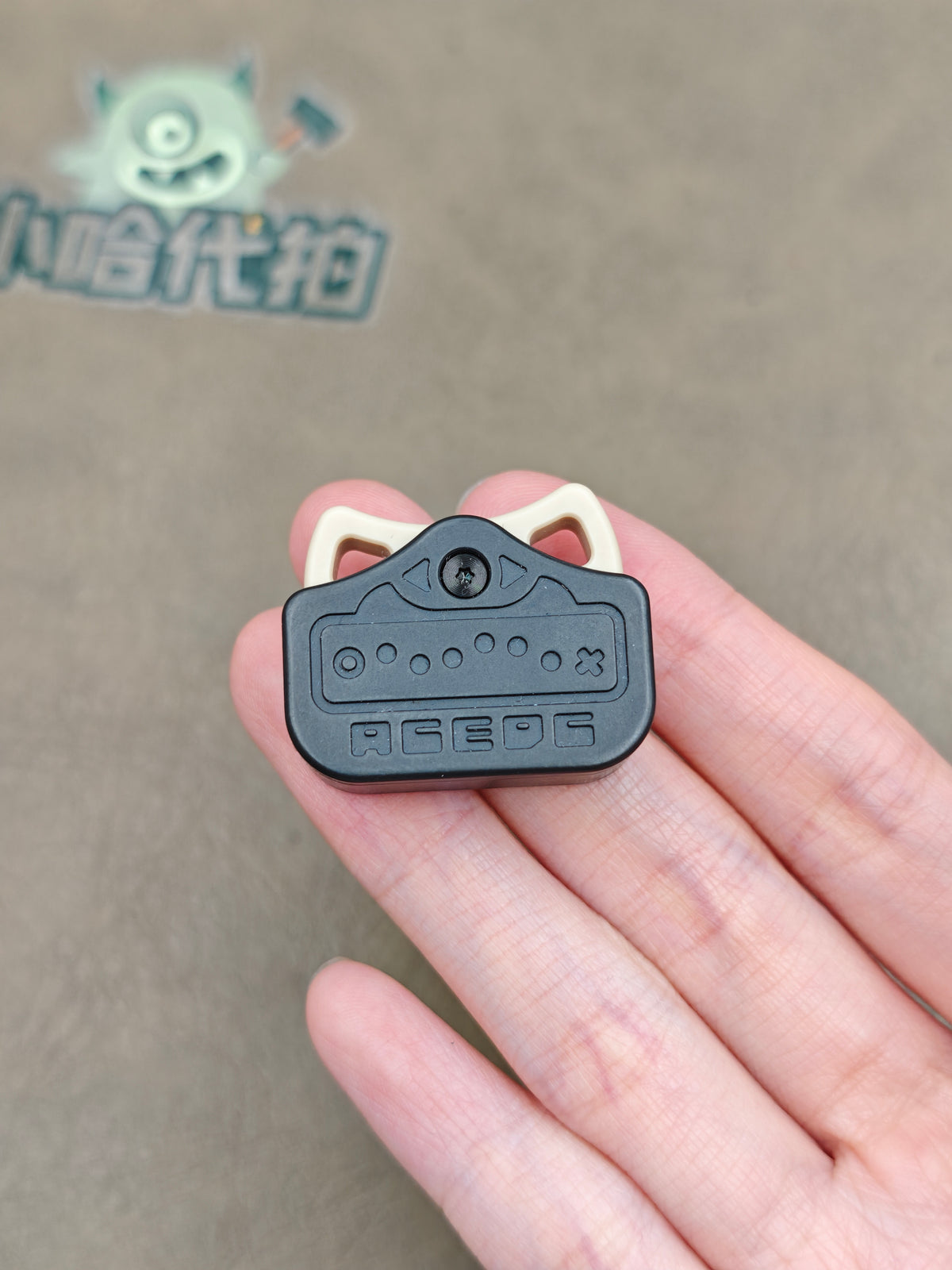 Demon Ji Emoji Pendant Zirconium