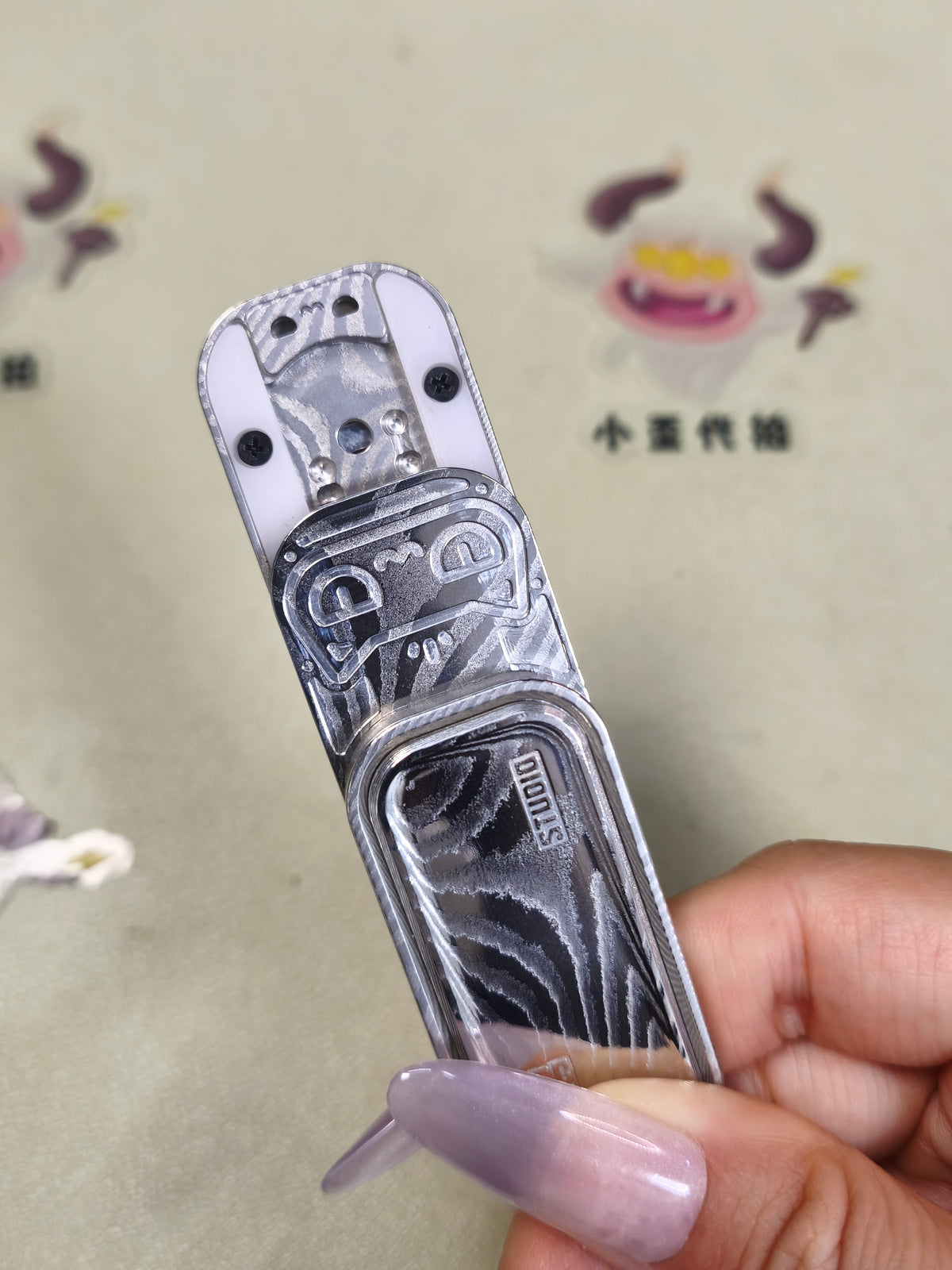 Schrodinger Cat Damasteel