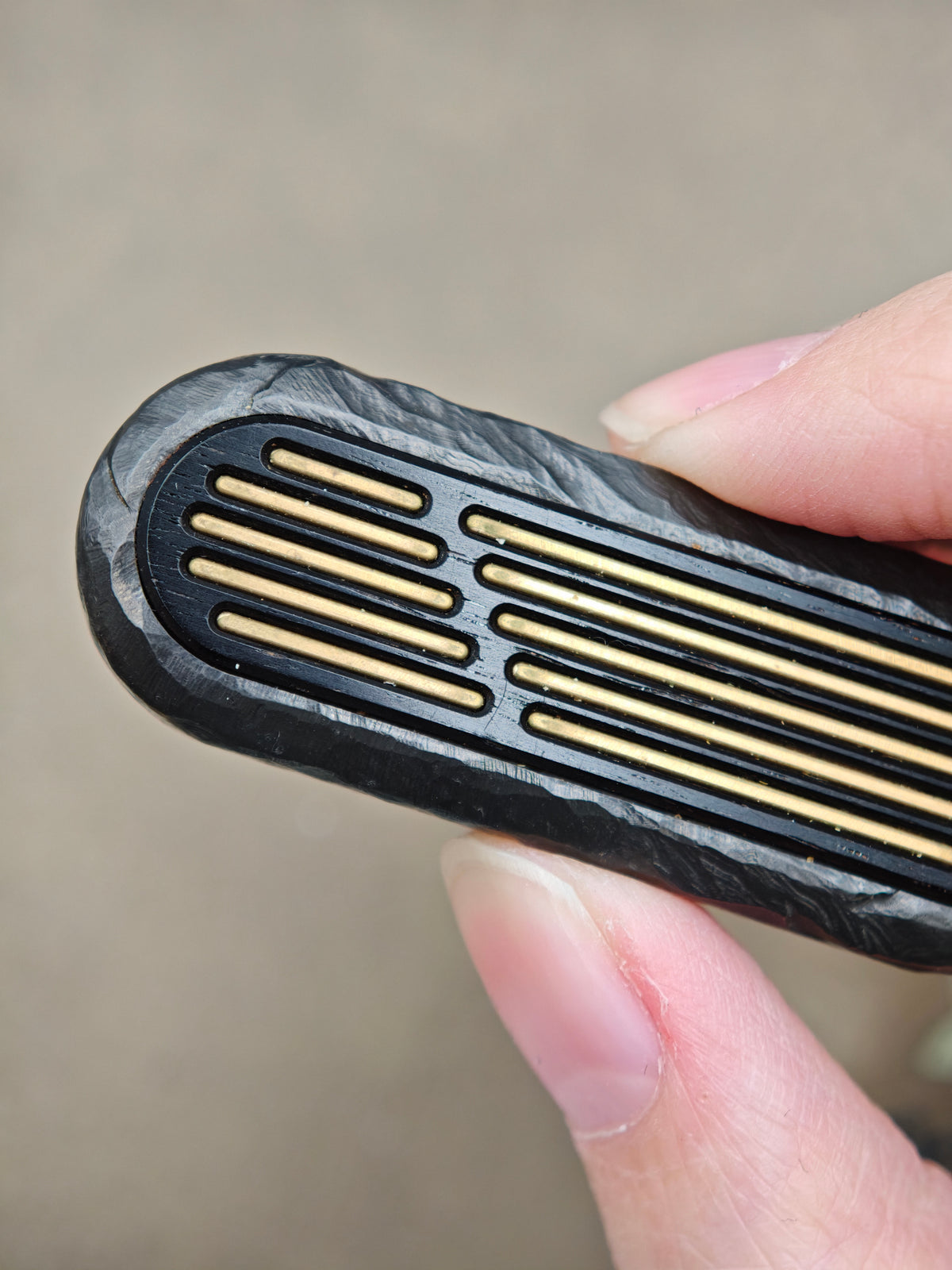 Lucky Draw Zirconium Stone Textured Engraved