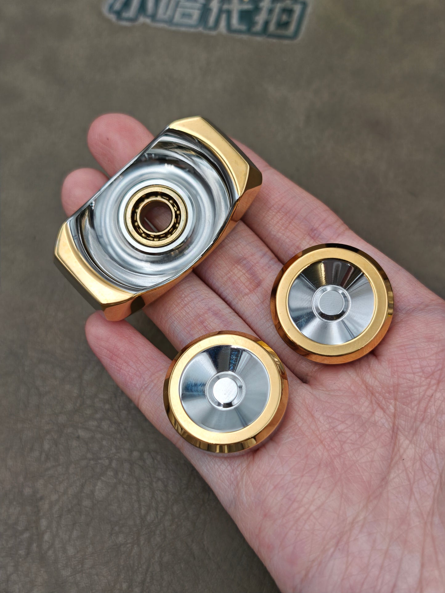 Mighty Tiger Stainless Steel Gold Plated