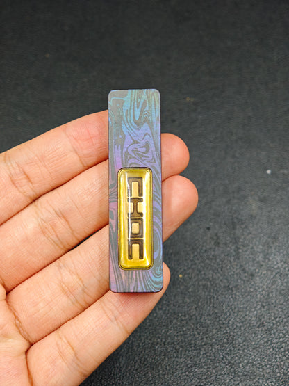 Choc Stainless Steel Resin-Sealed Engraved