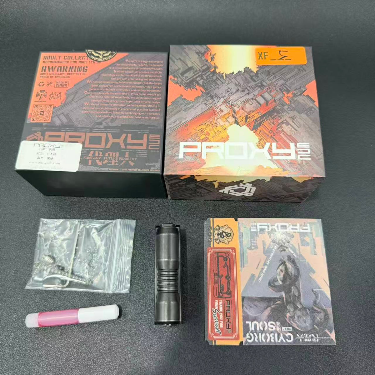Cyborg Soul Stainless Steel Color-Anodized
