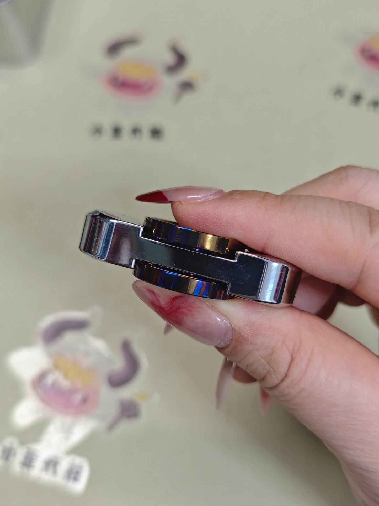 Stacked Mirror Stainless Steel Mokuti