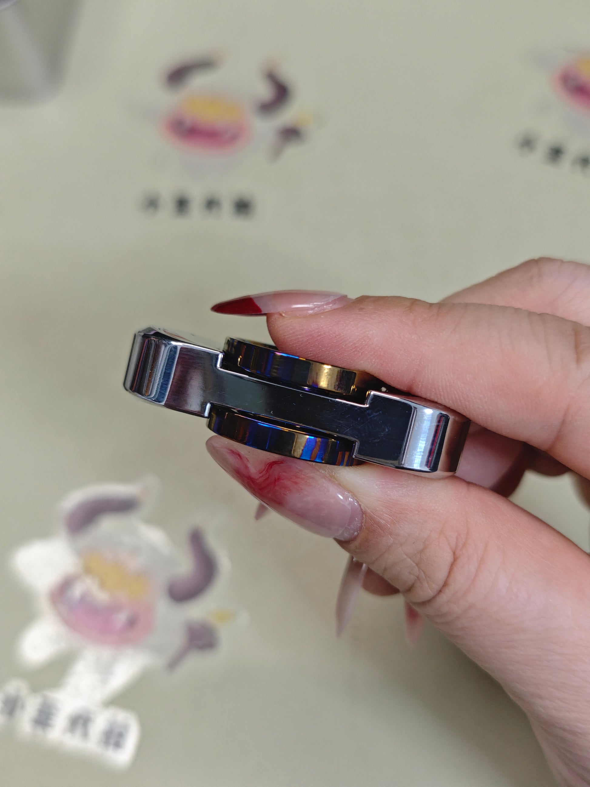 Stacked Mirror Stainless Steel Mokuti