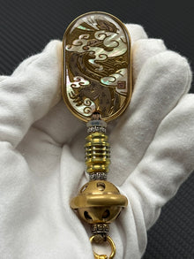 Dragon Rhythm Titanium Gold Plated Resin-Sealed