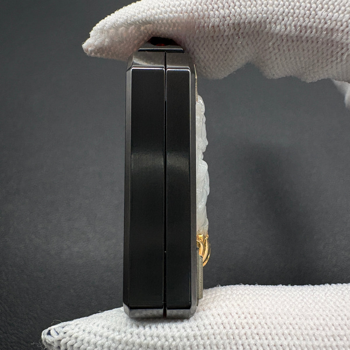 Guardian Buddha Zirconium Polished