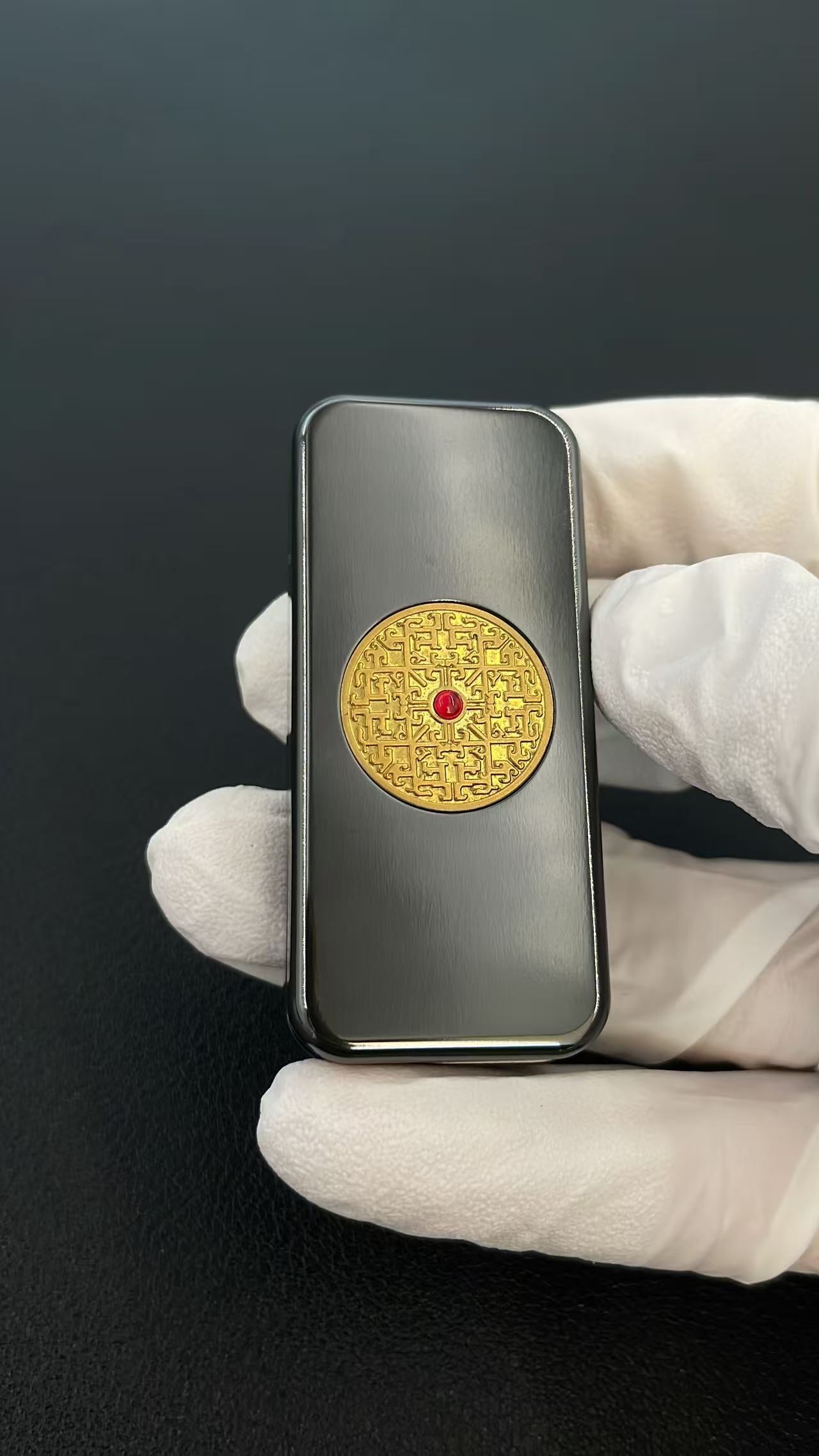 Brocade & Azure Paperweight Zirconium