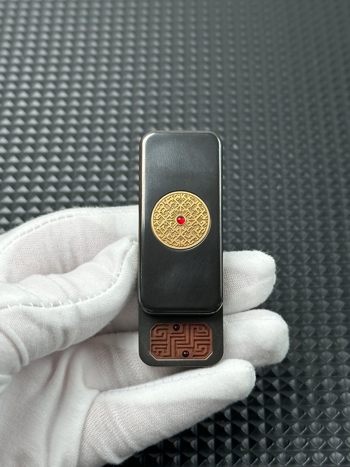 Brocade & Azure Paperweight Zirconium
